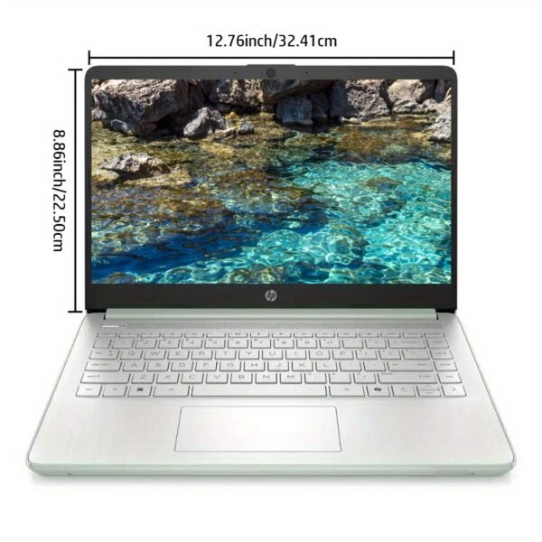 HP 14" HD Business Laptop, Intel Processor N150, 4GB RAM, 128GB UFS, Intel Graphics, Wi-Fi 6, Windows 11 Home in S Mode, Willow Green - Image 2