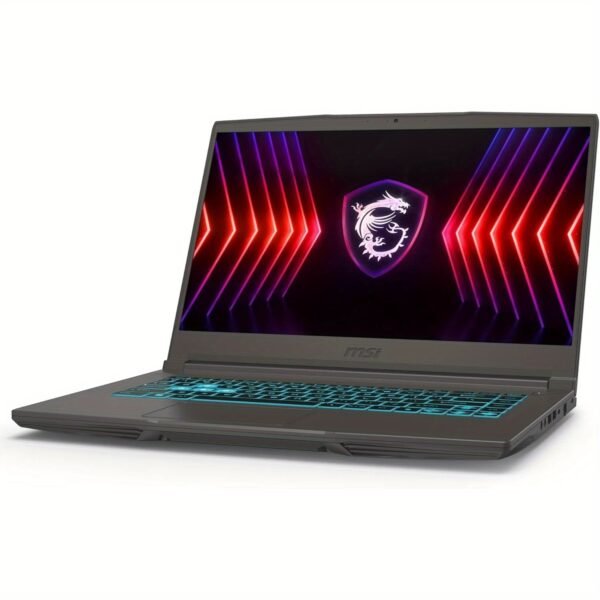 MSI Thin 15 Gaming Laptop, 15.6" 144 Hz IPS, AMD Ryzen 9 8945HS (i9-13900H, Up to 5.2GHz), NVIDIA RTX 4060 8 GB GDDR6, 32 GB DDR5, 2 TB SSD, Win 11 Pro, Office Pro Lifetime License, 32G UFD, Mouse - Image 5