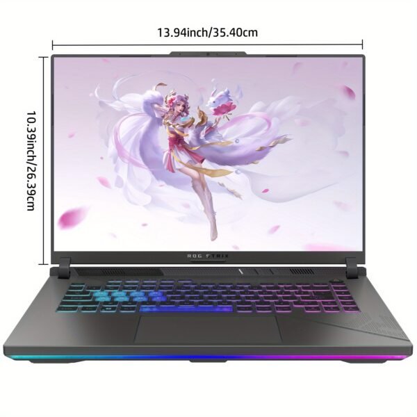 ASUS ROG Strix G16 Gaming Laptop, 16" 240Hz QHD Display, Intel core i9-14900HX, NVIDIA GeForce RTX 4060, 64GB DDR5 RAM, 1TB SSD, Wifi6, Windows 11 Home, Eclipse Gray - Image 2