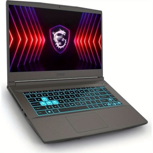 MSI Thin 15 Gaming Laptop, AMD Ryzen 9 8945HS Processor (Beat i9-13900H), 64 GB DDR5, 2 TB SSD, NVIDIA Geforce RTX 4060, 15.6" 144Hz IPS Display, Windows 11 Pro& Office Pro Lifetime License - Image 2