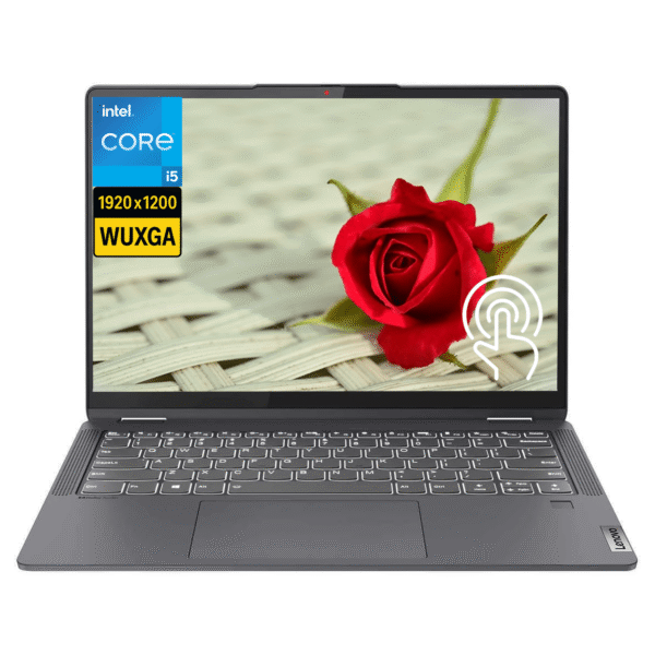 For Lenovo Flex 5i 14" (1920 x 1200) 2-in-1 Touchscreen Laptop, Intel Core i5-1235U, 8GB RAM, 512GB SSD, Fingerprint, Backlit KB, Wi-Fi 6, Windows 11 Home in S Mode