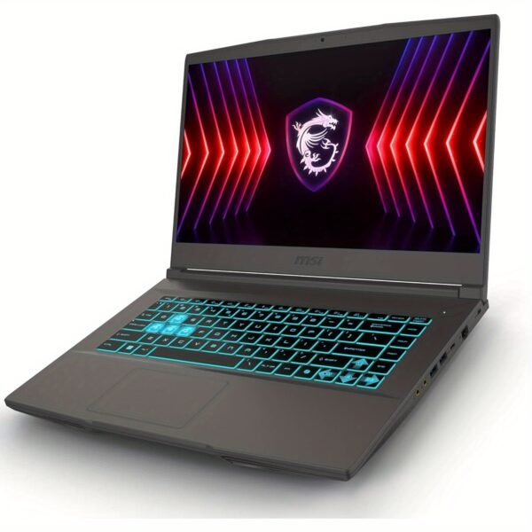 MSI Thin 15 Gaming Laptop, AMD Ryzen 9 8945HS(i9-13900H, Up to 5.2GHz), NVIDIA RTX 4060 8 GB GDDR6, 15.6" 144Hz IPS, 16 GB DDR5, 1 TB SSD, Win 11 Pro, Office Pro Lifetime License, 32G UFD, Mouse - Image 4