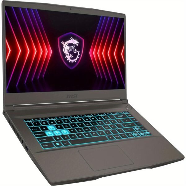 MSI Thin 15 Gaming Laptop, AMD Ryzen 9 8945HS(Beat i9-13900H, Up to 5.2GHz), NVIDIA RTX 4060, 15.6" 144 Hz IPS, 64 GB DDR5, 1 TB SSD, Windows 11 Pro& Microsoft Office Pro, w/Bonus Accessories - Image 6