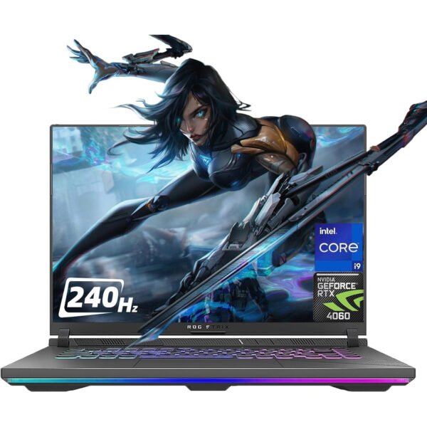 ASUS ROG Strix G16 Gaming Laptop, 16" 240Hz Display, Intel 24-core I9-14900HX, NVIDIA GeForce RTX 4060, 16GB DDR5 RAM, 1TB SSD, WiFi 6, Backlit Keyboard, Windows 11 Home - Image 2