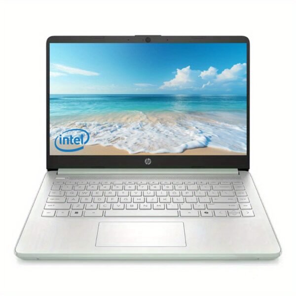 HP 14" HD Business Laptop, Intel Processor N150, 4GB RAM, 128GB UFS, Intel Graphics, Wi-Fi 6, Windows 11 Home in S Mode, Willow Green