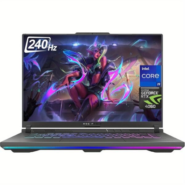 ASUS ROG Strix G16 Gaming Laptop, 16" WQXGA 240Hz Display, I9-14900HX (24 Cores), NVIDIA GeForce RTX 4060, 64GB DDR5 RAM, 4TB SSD, Wi-Fi 6, Backlit Keyboard, Windows 11 Home