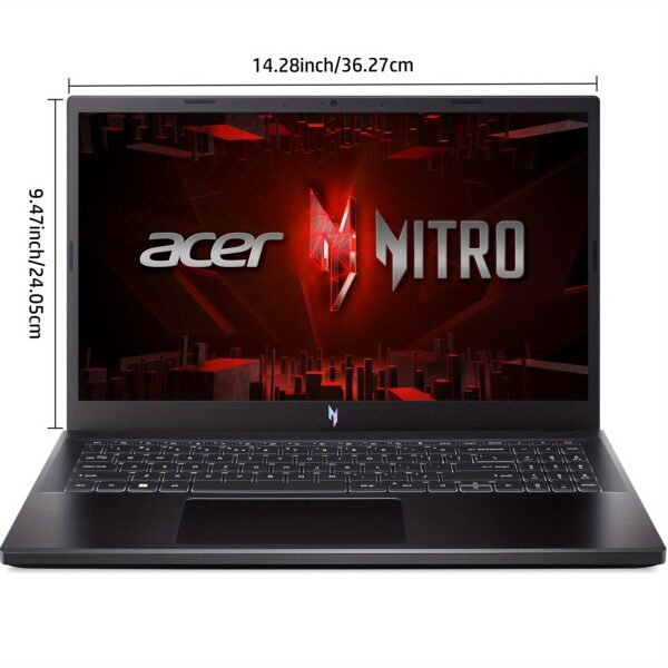Acer Nitro V 15 Gaming Laptop 15.6" FHD IPS 144Hz, Intel Core i9-13900H & NVIDIA GeForce RTX 4060, 64GB DDR5 RAM 1TB SSD, Backlit Keyboard, Wi-Fi 6, Windows 11 Home with 32GB USB - Obsidian Black, Vibrant Display, Fast Ssd Storage - Image 2