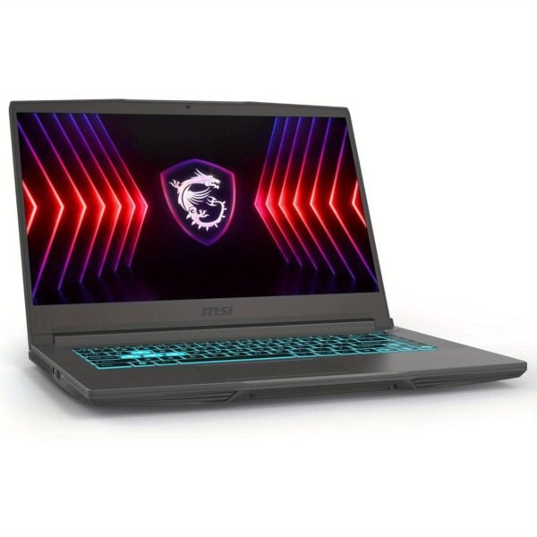 MSI Thin 15 Gaming Laptop, AMD Ryzen 9 8945HS(i9-13900H, Up to 5.2GHz), NVIDIA RTX 4060 8 GB GDDR6, 15.6" 144Hz IPS, 16 GB DDR5, 1 TB SSD, Win 11 Pro, Office Pro Lifetime License, 32G UFD, Mouse - Image 2