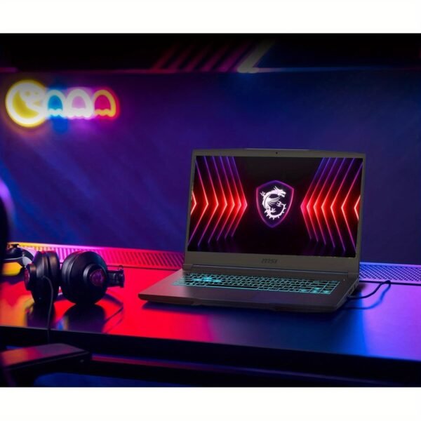 MSI Thin 15 Gaming Laptop, 15.6" 144Hz IPS, AMD Ryzen 9 8945HS (i9-13900H, Up to 5.2GHz), NVIDIA RTX 4060 8 GB GDDR6, 32 GB DDR5, 1 TB SSD, Win 11 Pro, Office Pro Lifetime License, 32G UFD, Mouse - Image 8