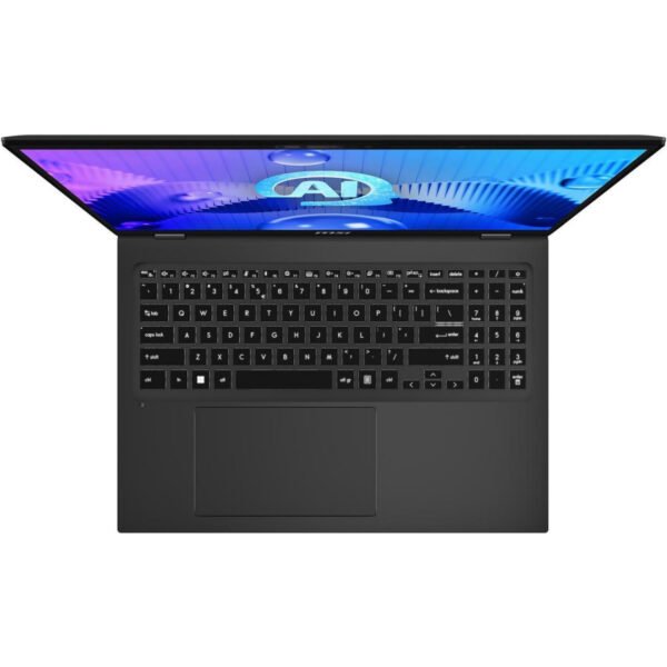 MSI Prestige 16 AI Evo Ultra Thin Professional Laptop, 16" QHD+ Display, Intel Core Ultra 7-155H, ARC Graphics, 32GB LPDDR5 RAM, 4TB NVMe SSD, Backlit Keyboard, WiFi 7, Windows 11 Home, with 32GB USB Flash Drive - Image 4