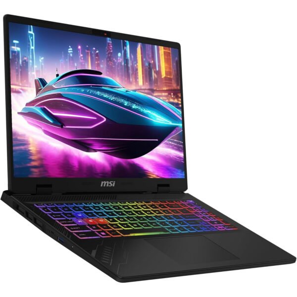 MSI Crosshair 16" FHD+ 144Hz Gaming Laptop, Intel 14th Gen Core i7-14650HX, NVIDIA GeForce RTX 4070, 16GB DDR5 RAM, 2TB PCle SSD, Backlit Keyboard, Windows 11 Home, with Black Gaming Mouse - Image 2