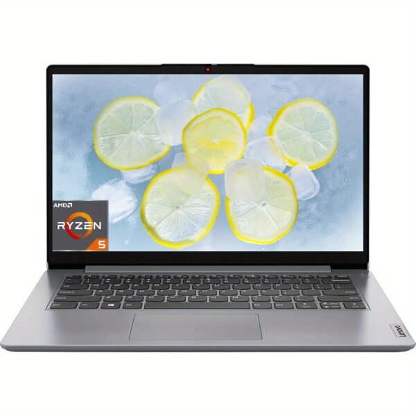 Lenovo IdeaPad 1 14 Business Laptop - 14" FHD Anti-Glare Display, AMD Ryzen 5 5500U, 8GB RAM, 256GB SSD, Radeon 7 Graphics, Wi-Fi 6, Windows 11 Home, 10-Hour Battery, Cloud Grey, Professional Computing, Premium Build, Sturdy Chassis, Portable Computer, Remote Workers