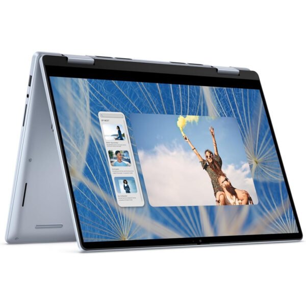 Dell Inspiron 14 7740 2-in-1 Laptop, 14" FHD+ Touchscreen, Intel Core i5-120U 10-Core Processor, 24GB DDR5 RAM, 1TB SSD, Intel Iris Xe Graphics, 10-Hr Battery, Wi-Fi 6E, Backlit Keyboard, Camera, Windows 11 Home, Ice Blue with Cleaning Brush, Touchscreen Notebook | Cosmic Design | Longbattery Life - Image 2