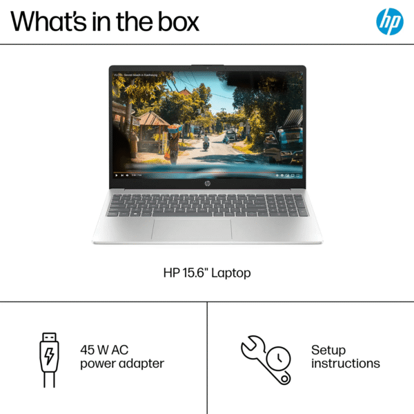 HP 15.6" Touchscreen Laptop, HP Laptops for Business and Students, Intel Iris Xe Graphics, Intel Core i5-1235U, Up to 64GB RAM, Up to 2TB SSD, Fast Charge, Long Battery Life, HDTV, Wireless, Wi-Fi 6E, Windows 11 Pro, Silver - Image 4